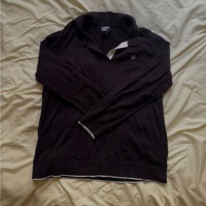 chase lands end navy sweater